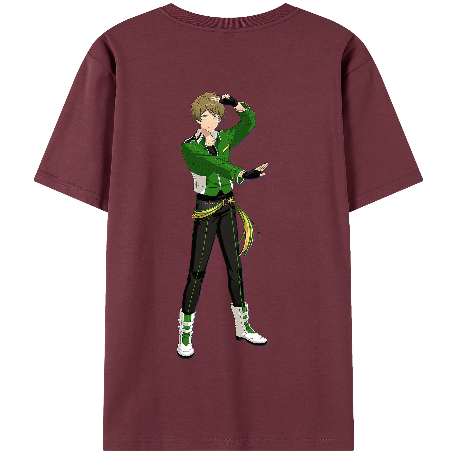 （画像用） あんさんぶるスターズ! Ensemble Stars 綿100％半袖Tシャツ（背面プリント）